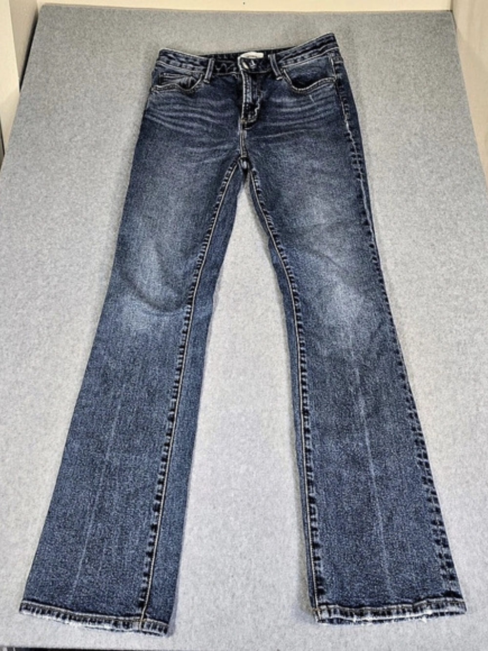Driftwood Kelly Bootcut Jeans Size 27 Medium Wash Flare Denim